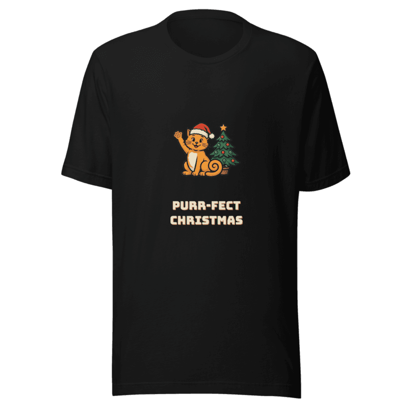 RetroPuns — Purr-fect Christmas Tee