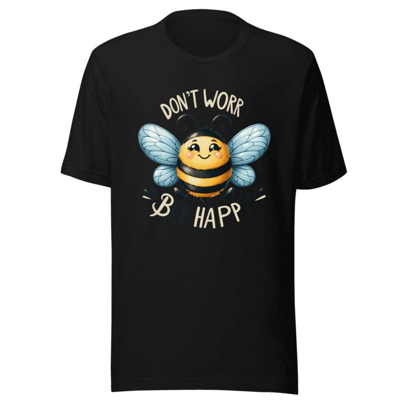 RetroPuns — Bee Happy Tee