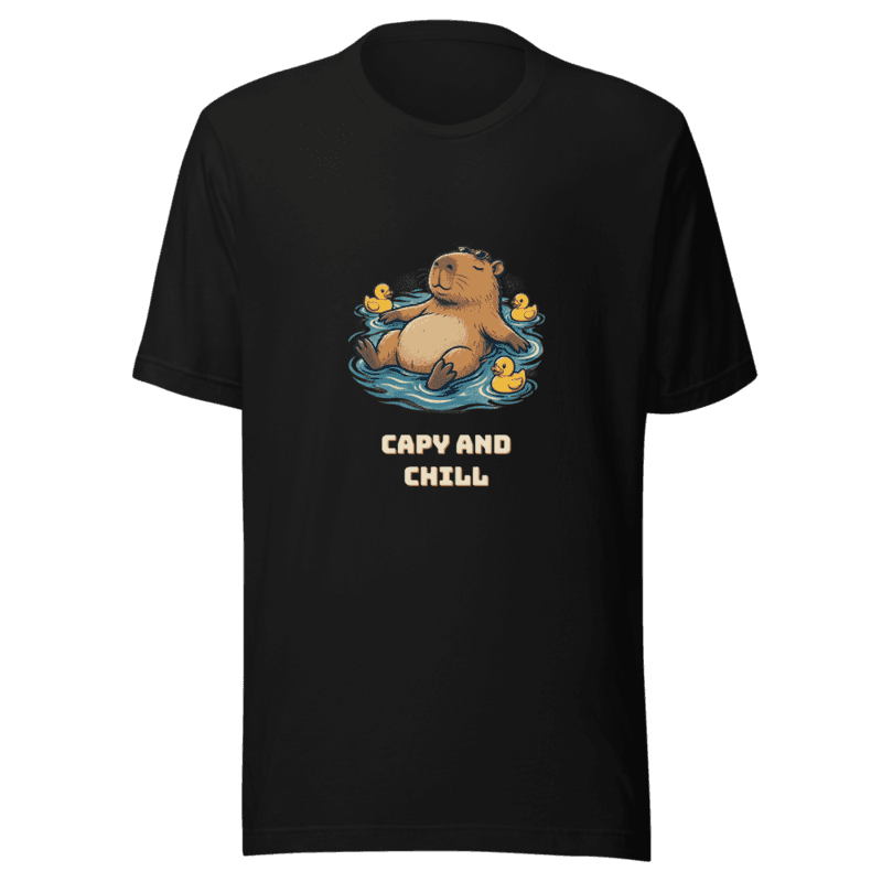 RetroPuns — Capy And Chill Tee