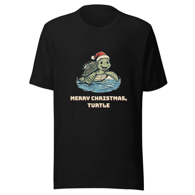 RetroPuns — Merry Christmas, Turtle Tee