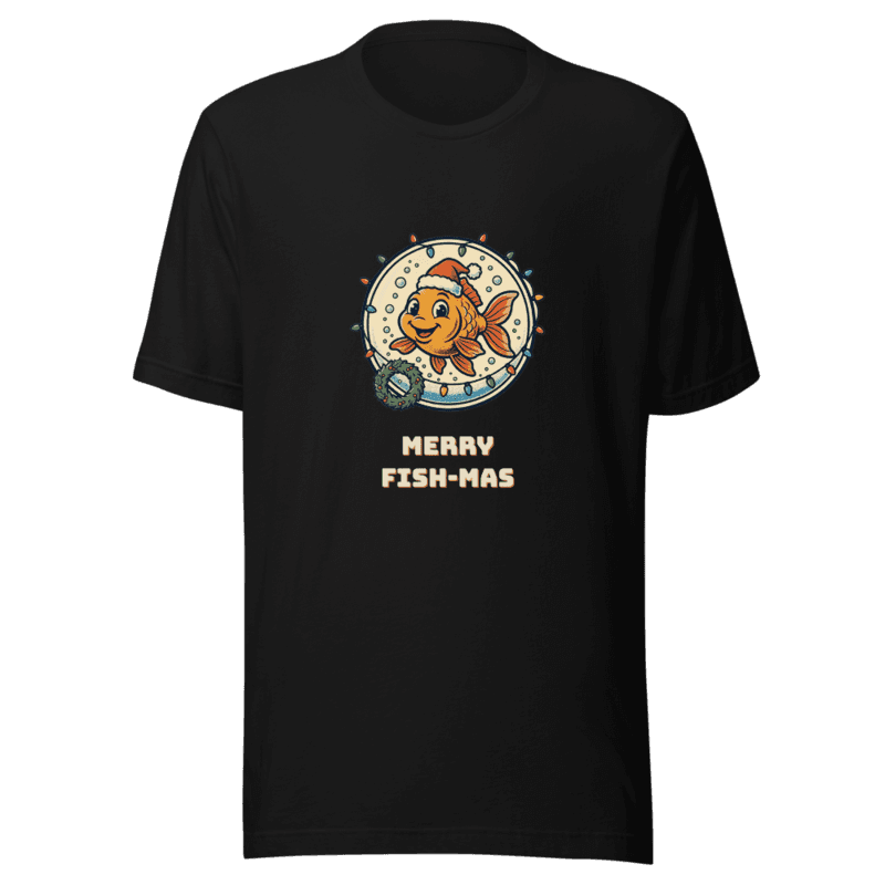 RetroPuns — Merry Fish-mas Tee