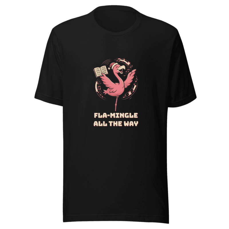 RetroPuns — Fla-Mingle All The Way Tee