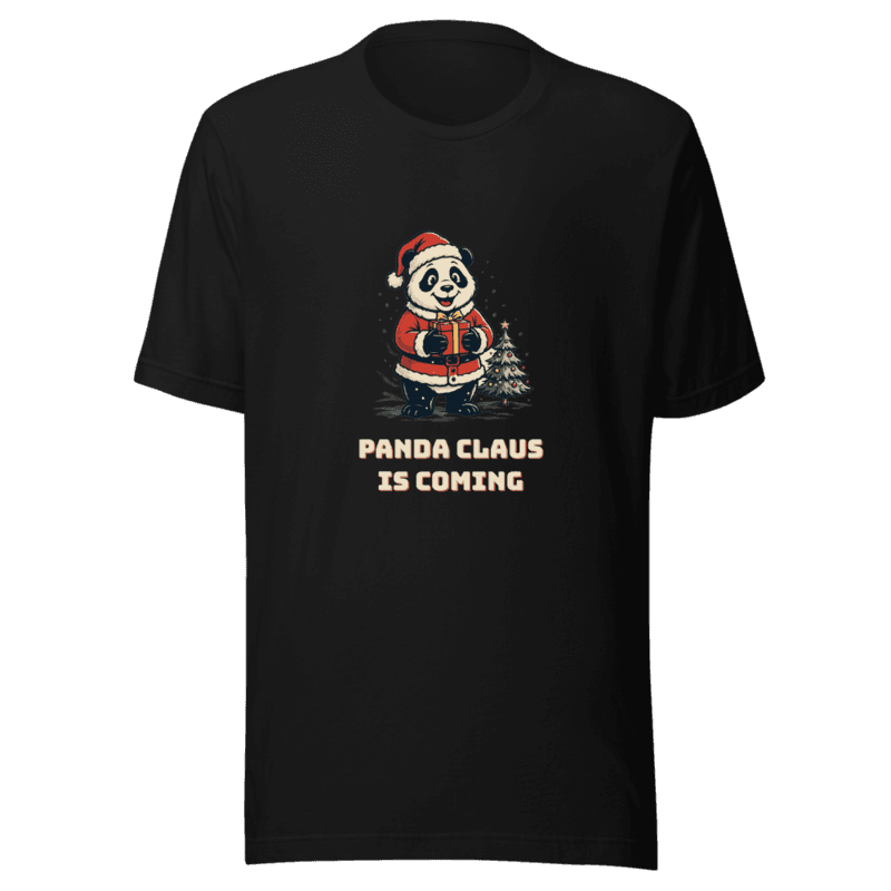 RetroPuns — Panda Claus Is Coming Tee