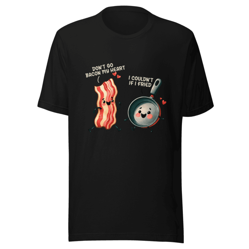 RetroPuns — Bacon My Heart Tee