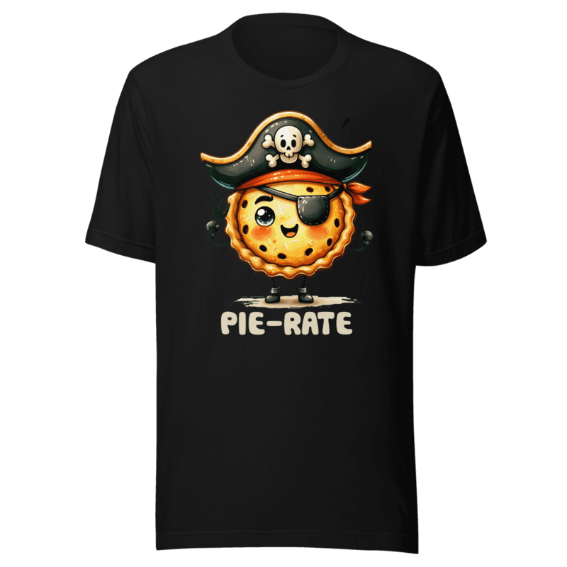 RetroPuns — Pie-Rate Tee