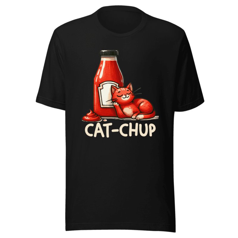 RetroPuns — Cat-Chup Tee